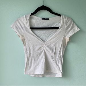 Brandy Melville White Crop Top